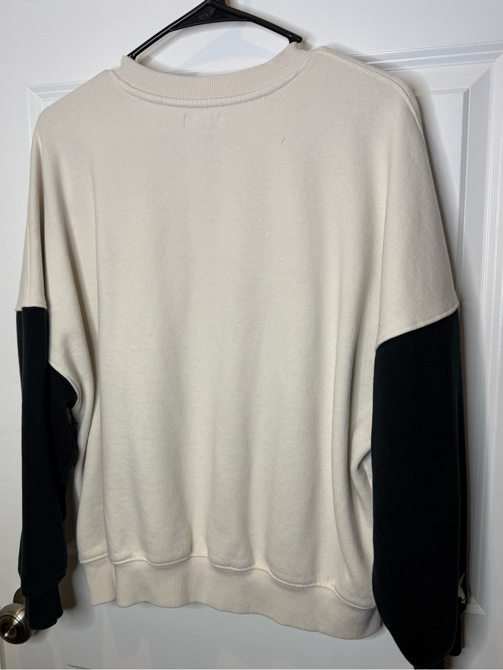 PLAYBOY Cream and Black Logo Pullover Sweatshirt - Picture 5 of 6